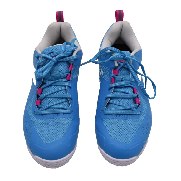 DIADORA Blushield Torneo Blue & White Lace Up Sneakers Shoes | Womens 10 - Picture 2 of 8